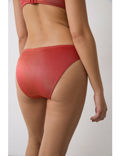 Culotte bikini bas de maillot irisé