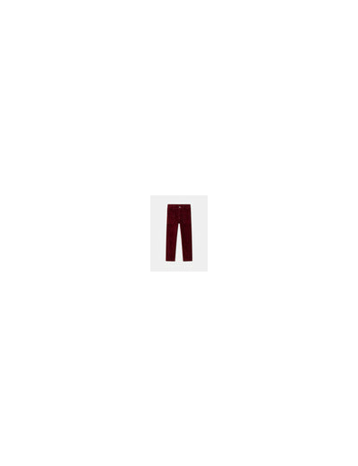 Pantalon en velours bordeaux pour garçon