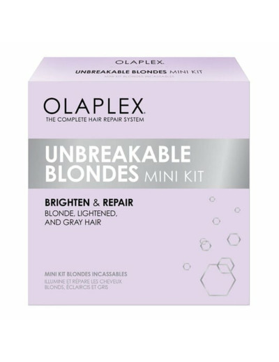 Mini kit pour cheveux blonds incassables