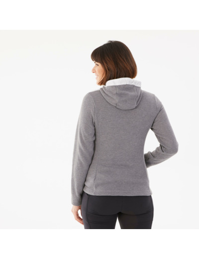 Sweat à capuche de randonnée - NH100 Hybrid - Femme