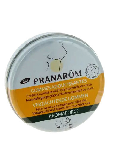 Aromaforce Gomme Miel Citron Bio Boîte De 45 G