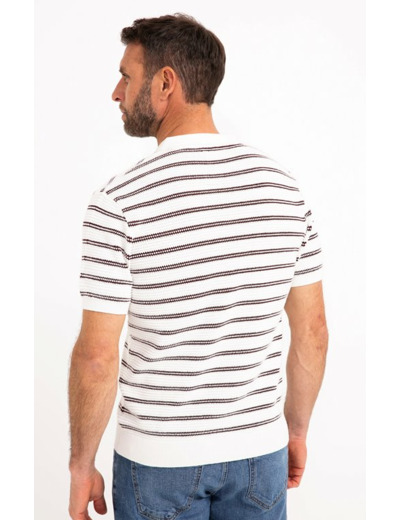 Pull col polo manches courtes Estival