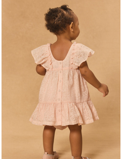 Robe en voile fleuri