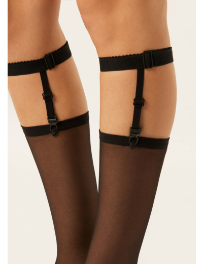 Chaussettes Hautes avec Porte-Jarretelles