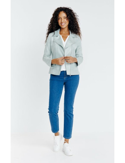 Blouson biker doublé