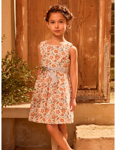 Robe réversible à fleurs