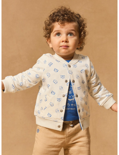 Gilet style teddy réversible