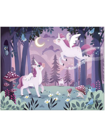 COFFRET PUZZLES 54 PIÈCES LICORNE