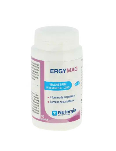Ergymag Magnésium Vitamines B Gélules Boîte De 90