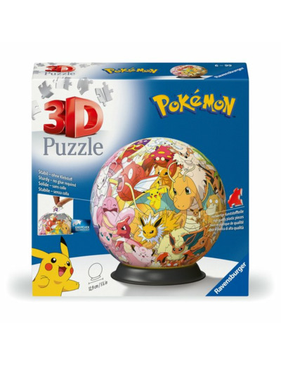 PUZZLE BALL 3D - 72 PIÈCES POKÉMON