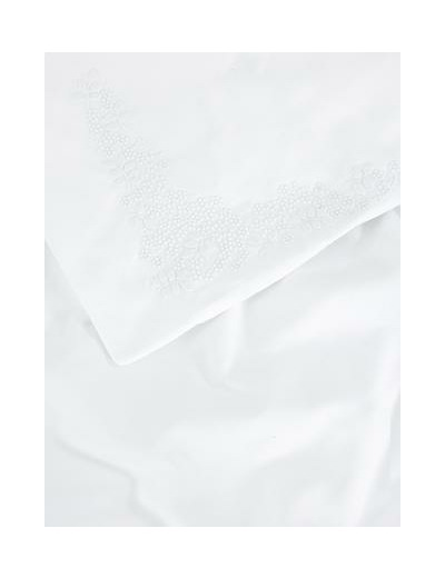 Parure de lit brodée king size 500 fils The Edit