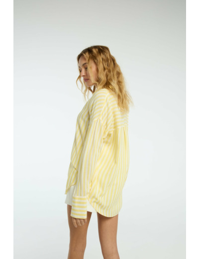 Blouse en lin mélangé