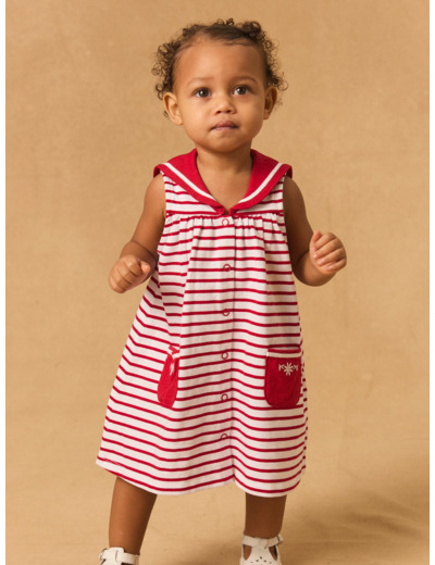 Robe rayée style marin