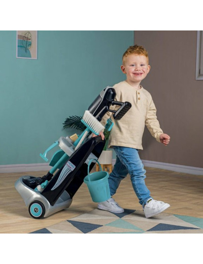 CHARIOT MÉNAGE AVEC ASPIRATEUR ROWENTA - SMOBY