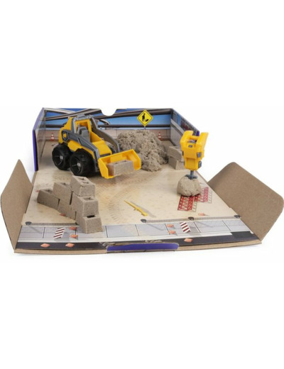 COFFRET CHANTIER KINETIC SAND - CREUSER ET DÉMOLIR 454G