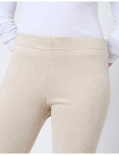 Legging 7/8 uni BEIGE Femme