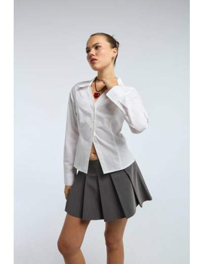 Chemisier en popeline
