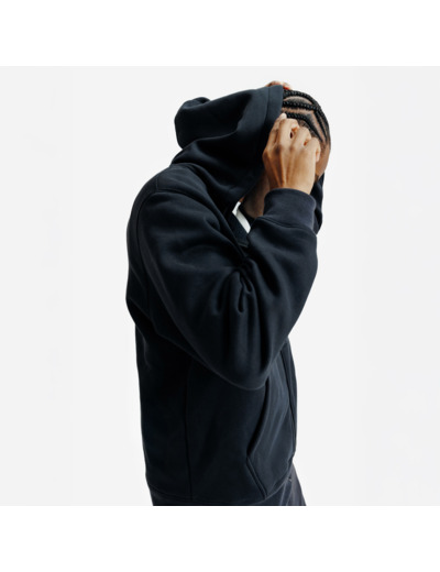 Sweat zippé mixte, Elementals, noir