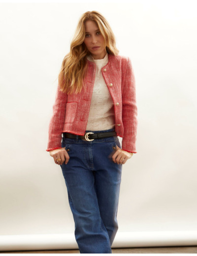 Veste en tweed ROUGE Femme
