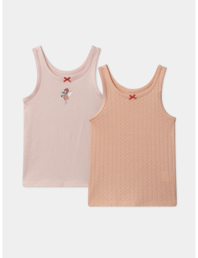 Lot de 2 débardeurs Fraise