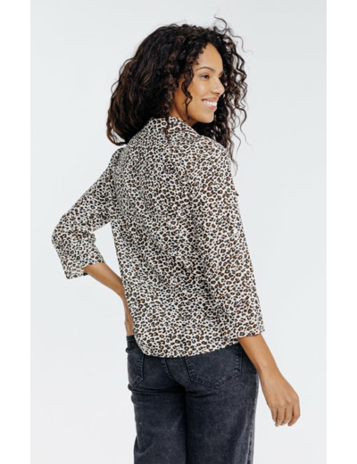 Chemise imprimé léopard