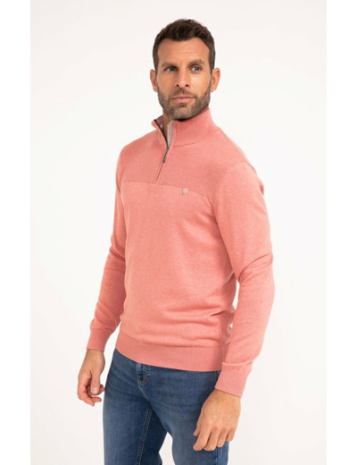 Pull col montant uni Contrast