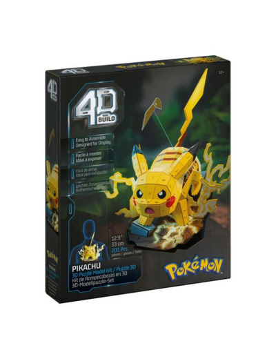 POKEMON PIKACHU - PUZZLE 4D BUILD