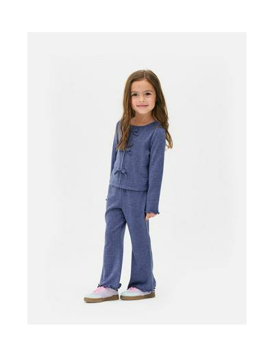 Ensemble t-shirt à nœud et legging évasé
