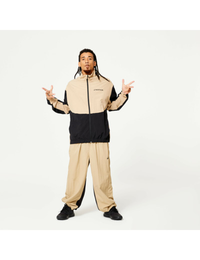 Veste de survêtement break dance - sable