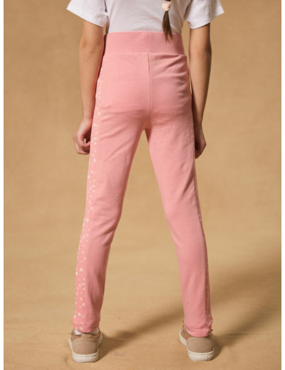 Legging sport à fleurs