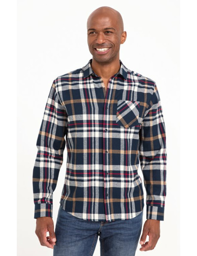 Chemise Manches Longues À Carreaux