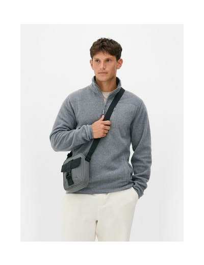 Sweat-shirt en polaire à col zippé