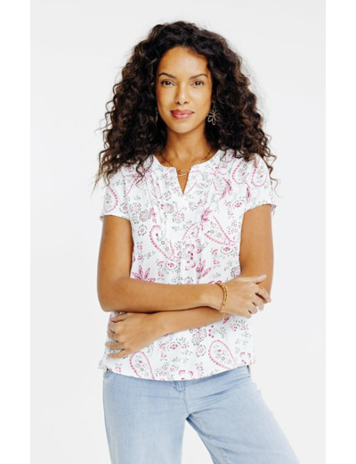 Tee-shirt imprimé manches courtes