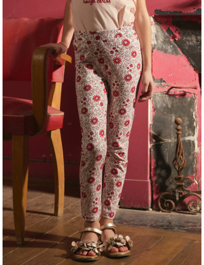 Legging fleuri