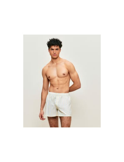 Caleçon en coton à rayures