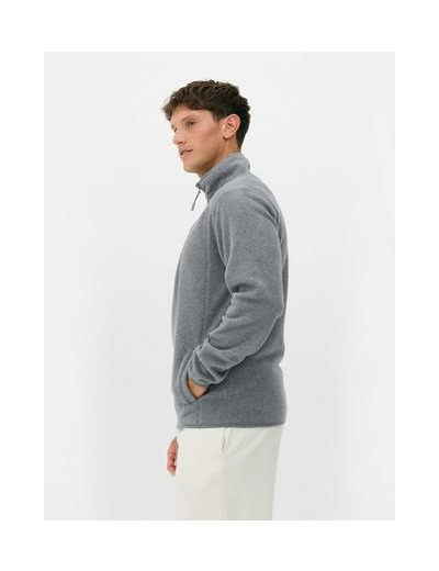 Sweat-shirt en polaire à col zippé