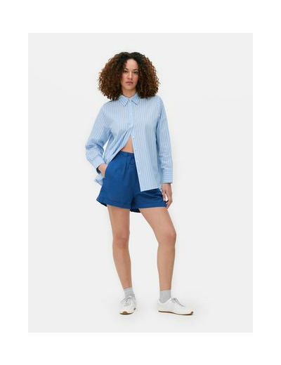 Short à nouer en mélange de coton