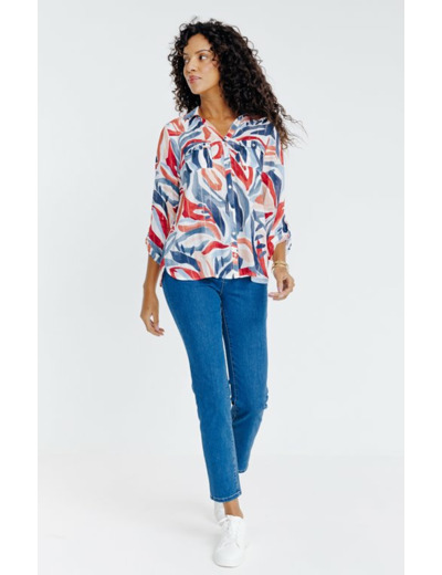 Chemise imprimé abstrait