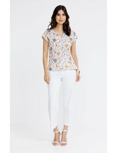 Tee-shirt imprimé manches courtes