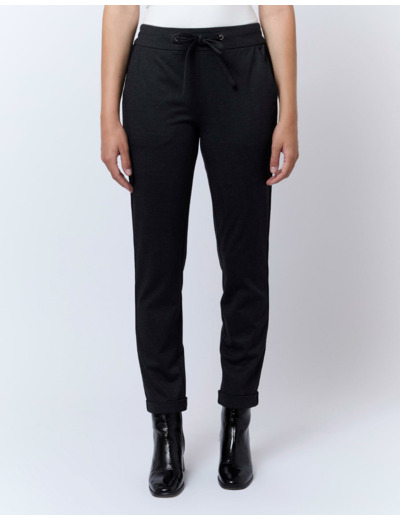 Joggpant 7/8 fuselé pied de puce ANTHRACITE Femme