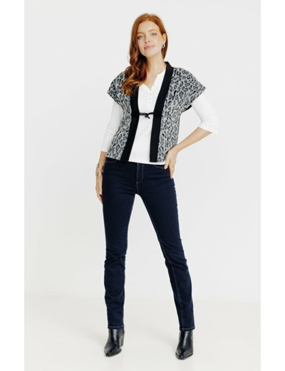 Tee-shirt sans manches léopard