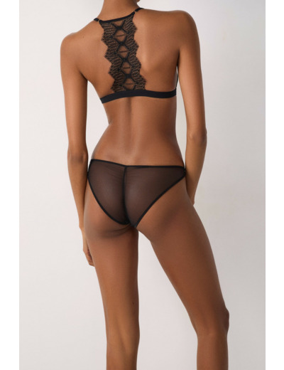 Culotte bikini en tulle