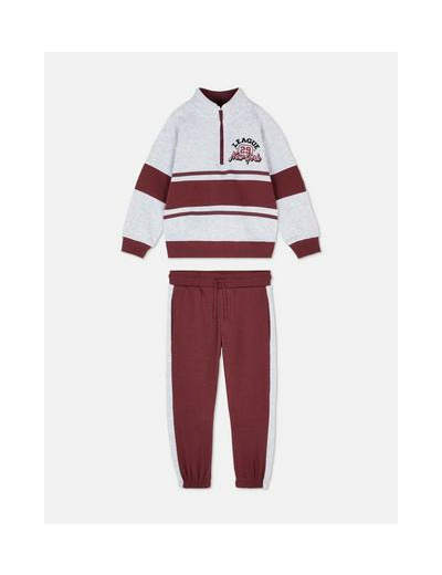 1,5–8 ans | Ensemble sweat-shirt et bas de jogging color block