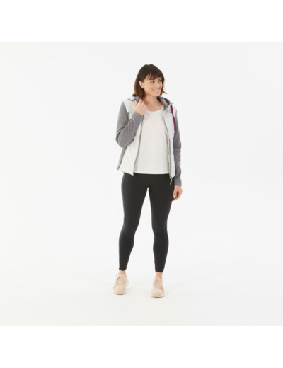 Sweat à capuche de randonnée - NH100 Hybrid - Femme