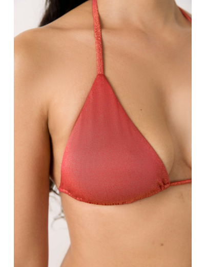 Triangle haut de maillot pailleté