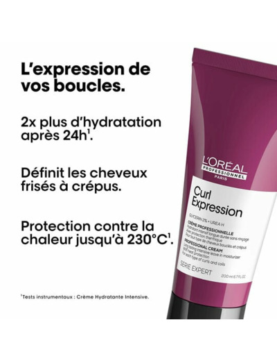 Crème sans rinçage Curl Expression - Hydratant intensif