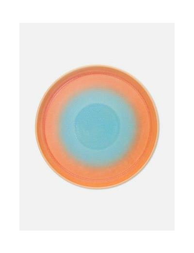 Petite assiette émaillée thermoréactive