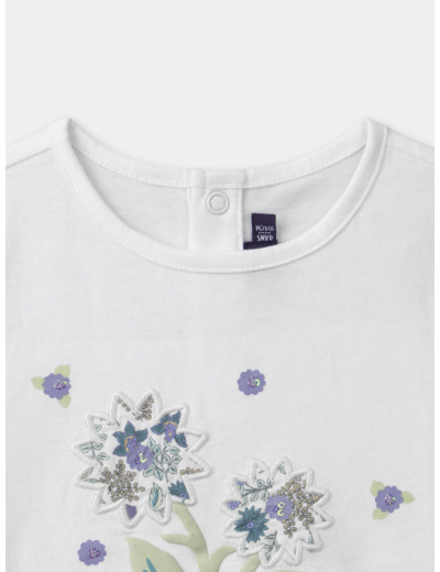 T-shirt sac à fleurs