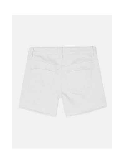 Short en jean à ourlets effilochés