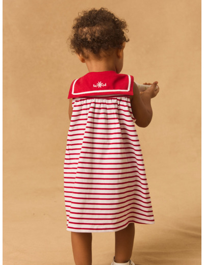 Robe rayée style marin